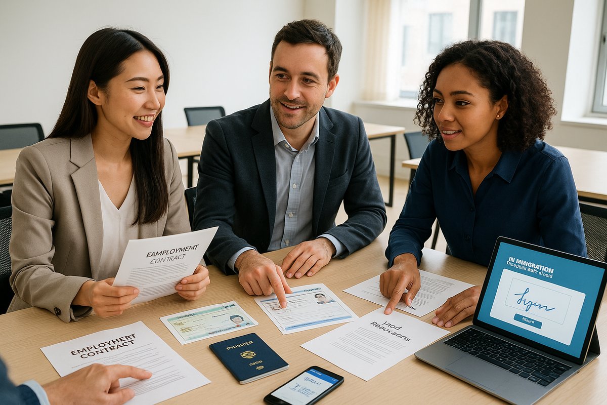 採用・入社手続きイメージ