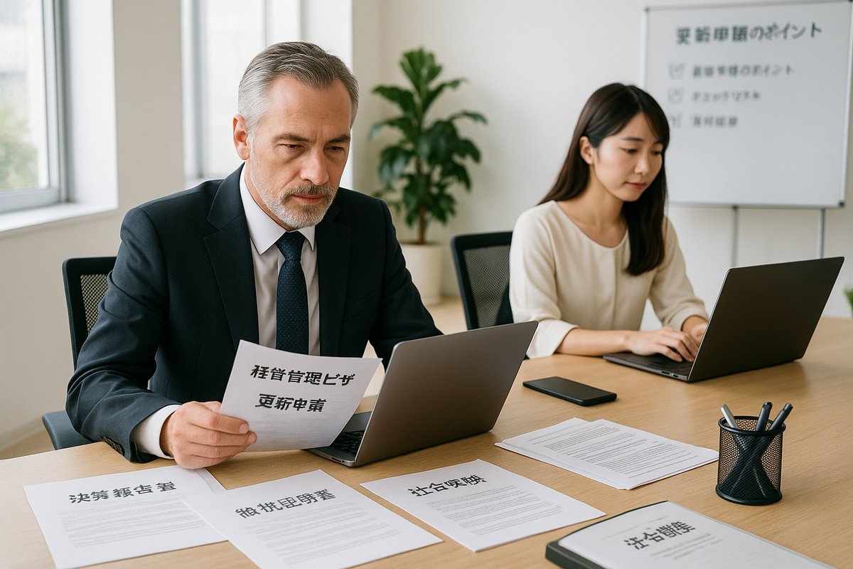 ビザ更新・不許可対策イメージ